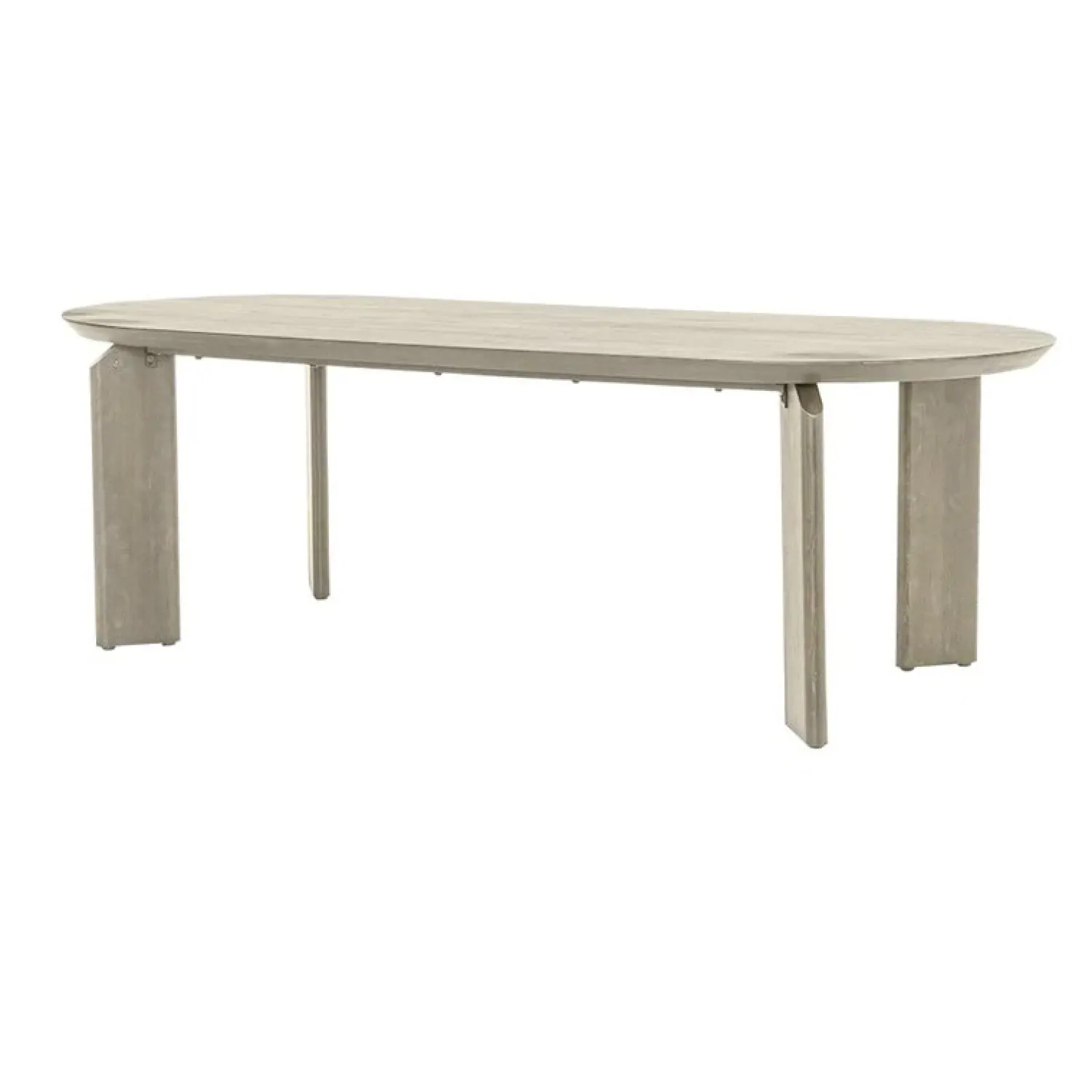 Tower living Eettafels|Allure Eettafel ovaal white wash 220cm