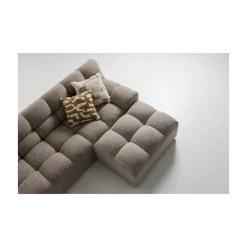 WOOOD Hockers|Allure Hocker geweven stof bruin melange