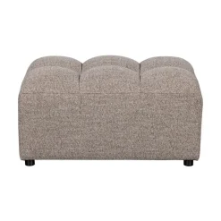 WOOOD Hockers|Allure Hocker geweven stof bruin melange