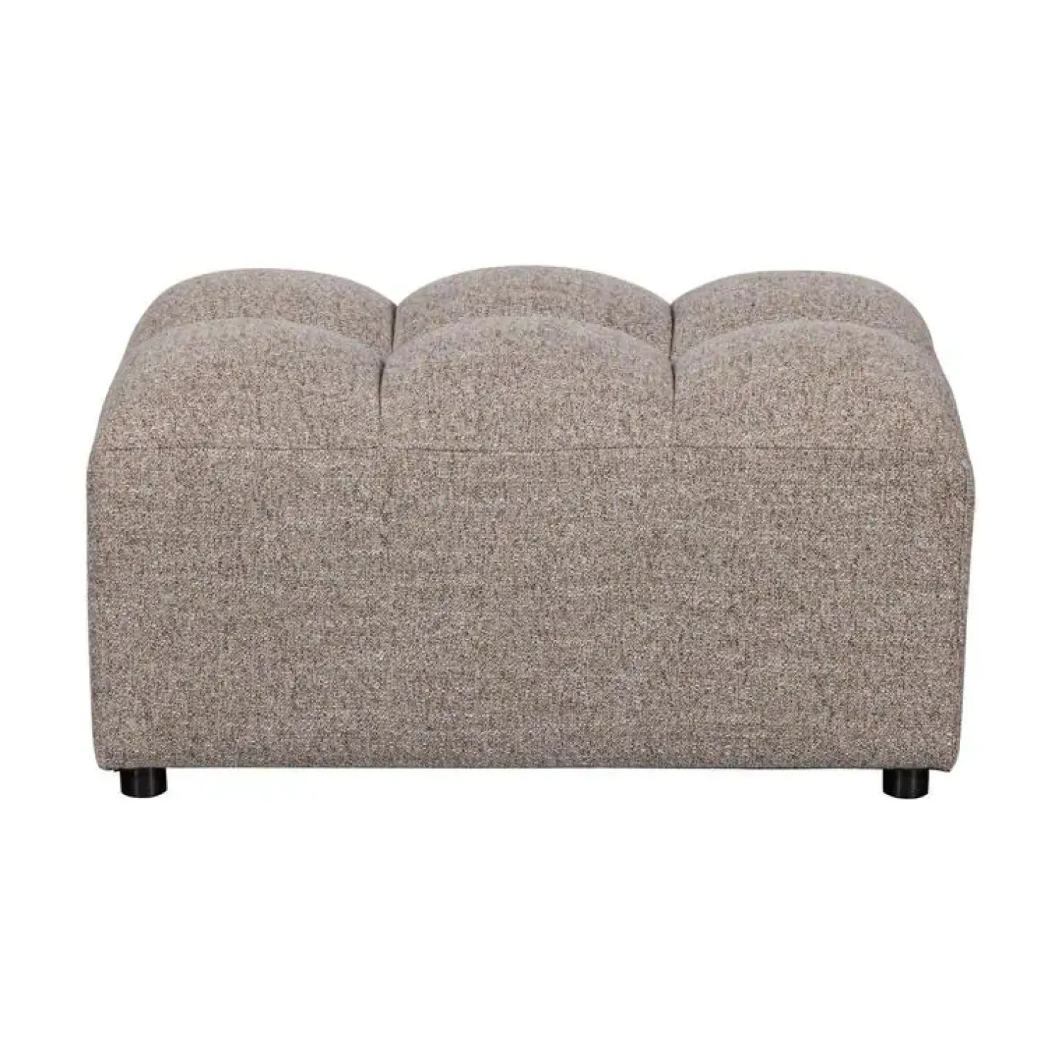 WOOOD Hockers|Allure Hocker geweven stof bruin melange