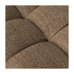 WOOOD Hockers|Allure Hocker geweven stof donkerbruin melange