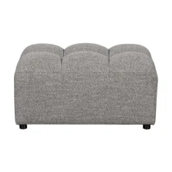 WOOOD Hockers|Allure Hocker geweven stof grijs melange