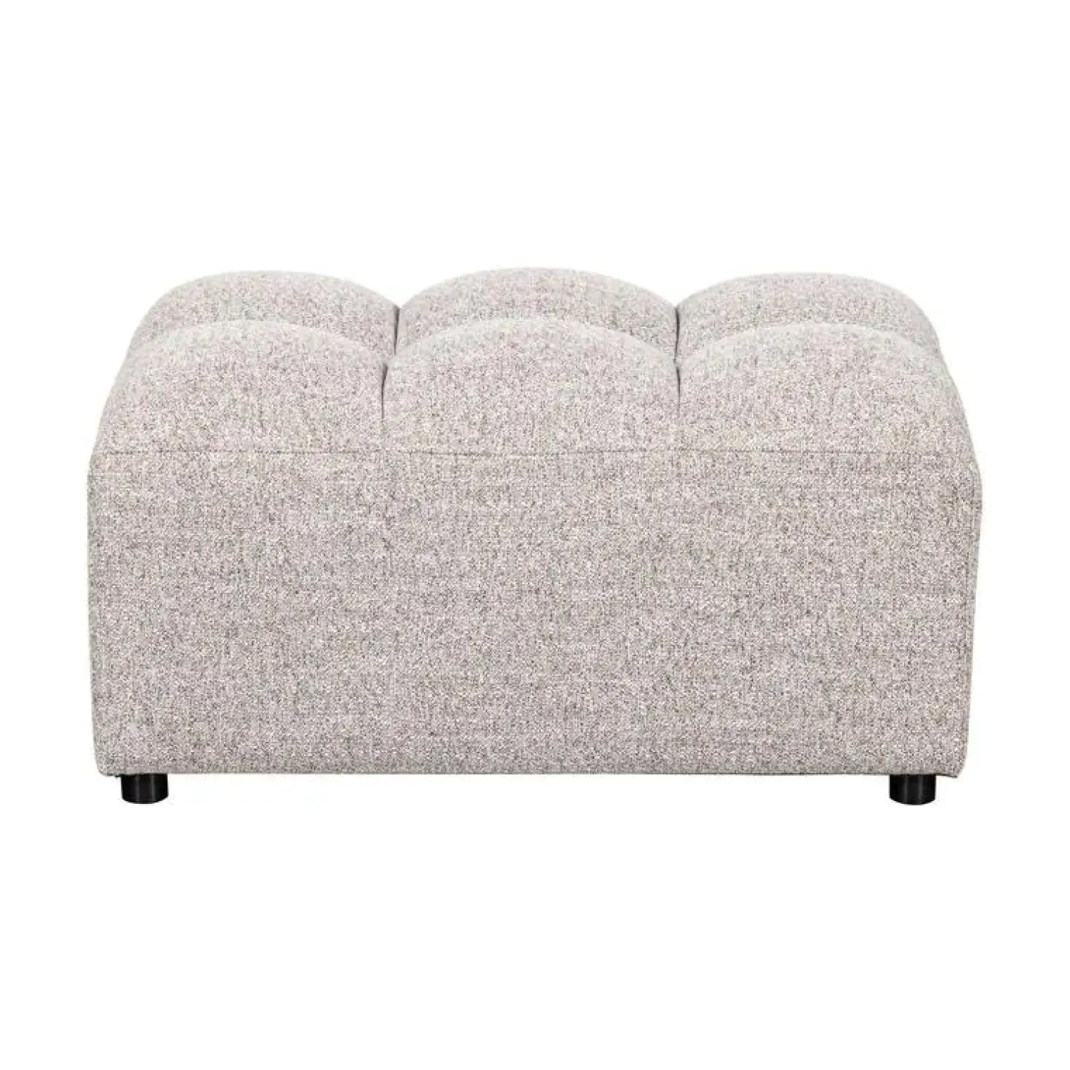 WOOOD Hockers|Allure Hocker geweven stof naturel melange