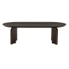 Tower living Salontafels|Allure Salontafel ovaal donkerbruin 140cm