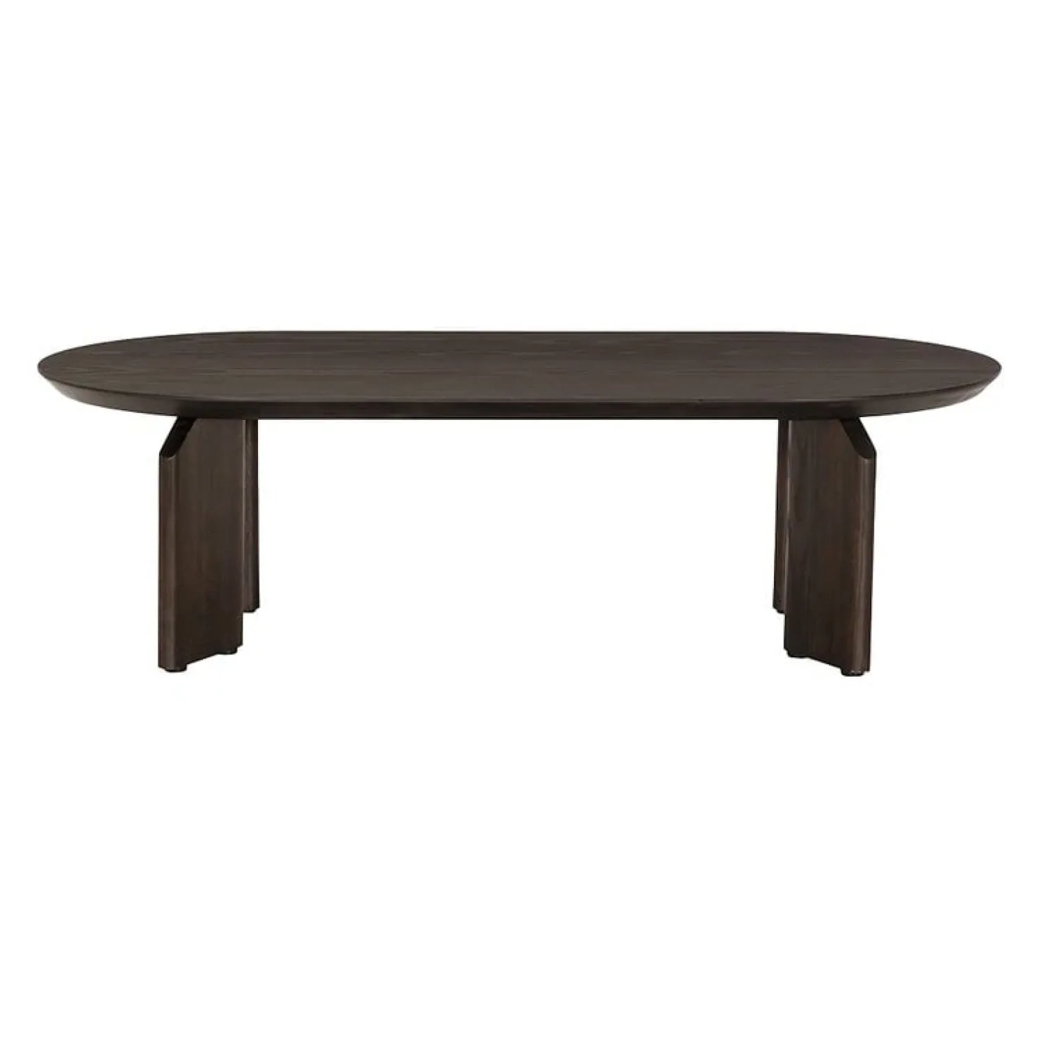 Tower living Salontafels|Allure Salontafel ovaal donkerbruin 140cm
