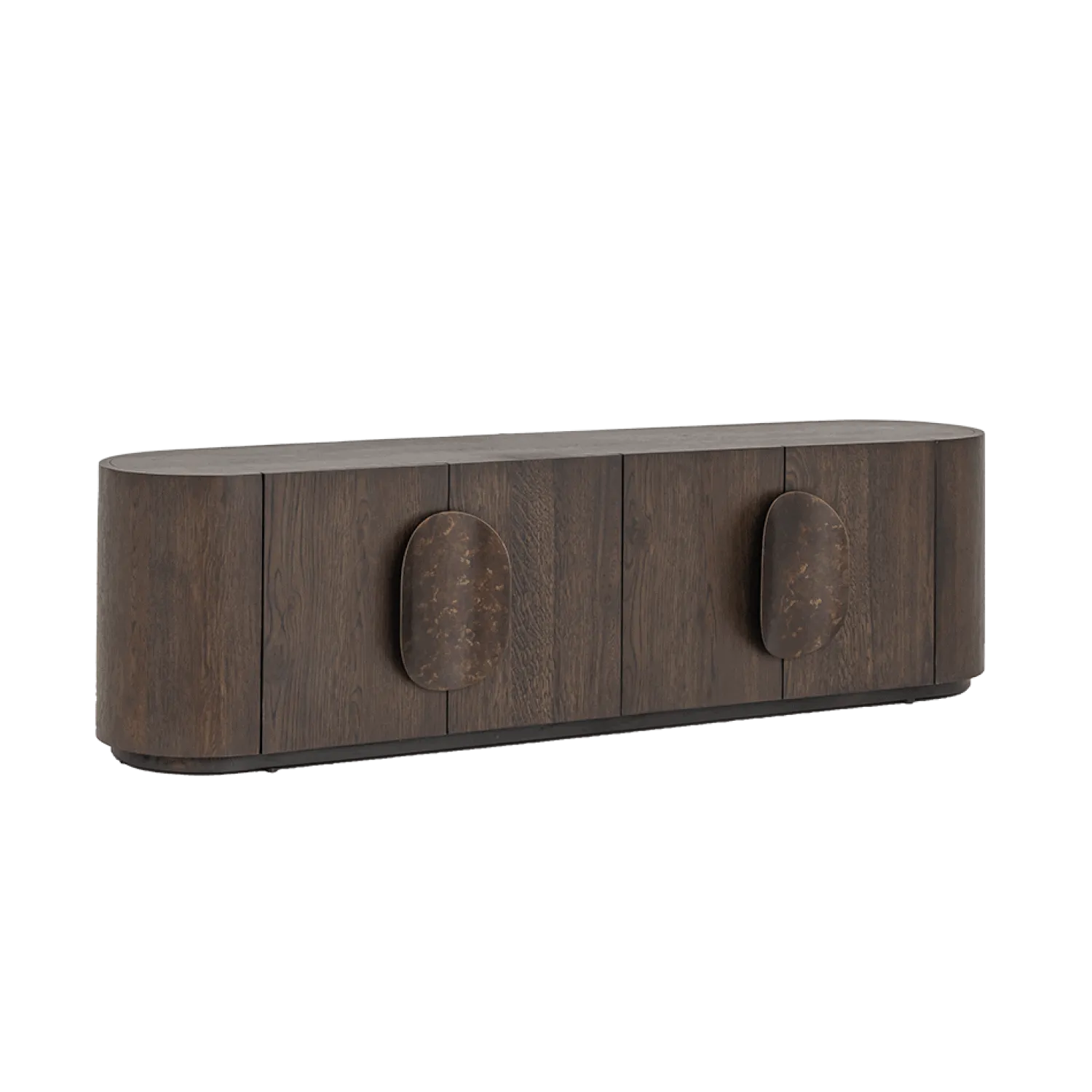 Tower living Industriele Kasten|Tv Meubels|Allure Tv meubel donkerbruin 180 cm