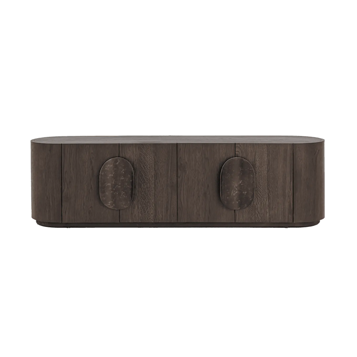 Tower living Industriele Kasten|Tv Meubels|Allure Tv meubel donkerbruin 180 cm