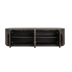 Tower living Industriele Kasten|Tv Meubels|Allure Tv meubel donkerbruin 180 cm