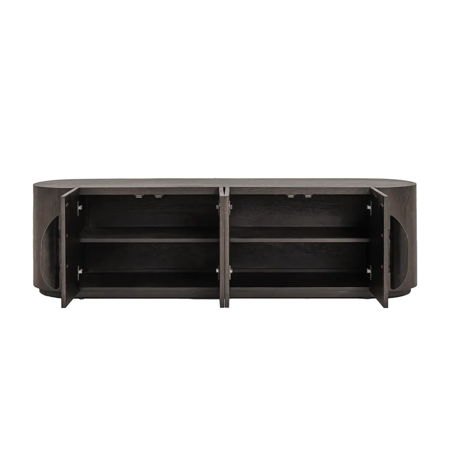Tower living Industriele Kasten|Tv Meubels|Allure Tv meubel donkerbruin 180 cm