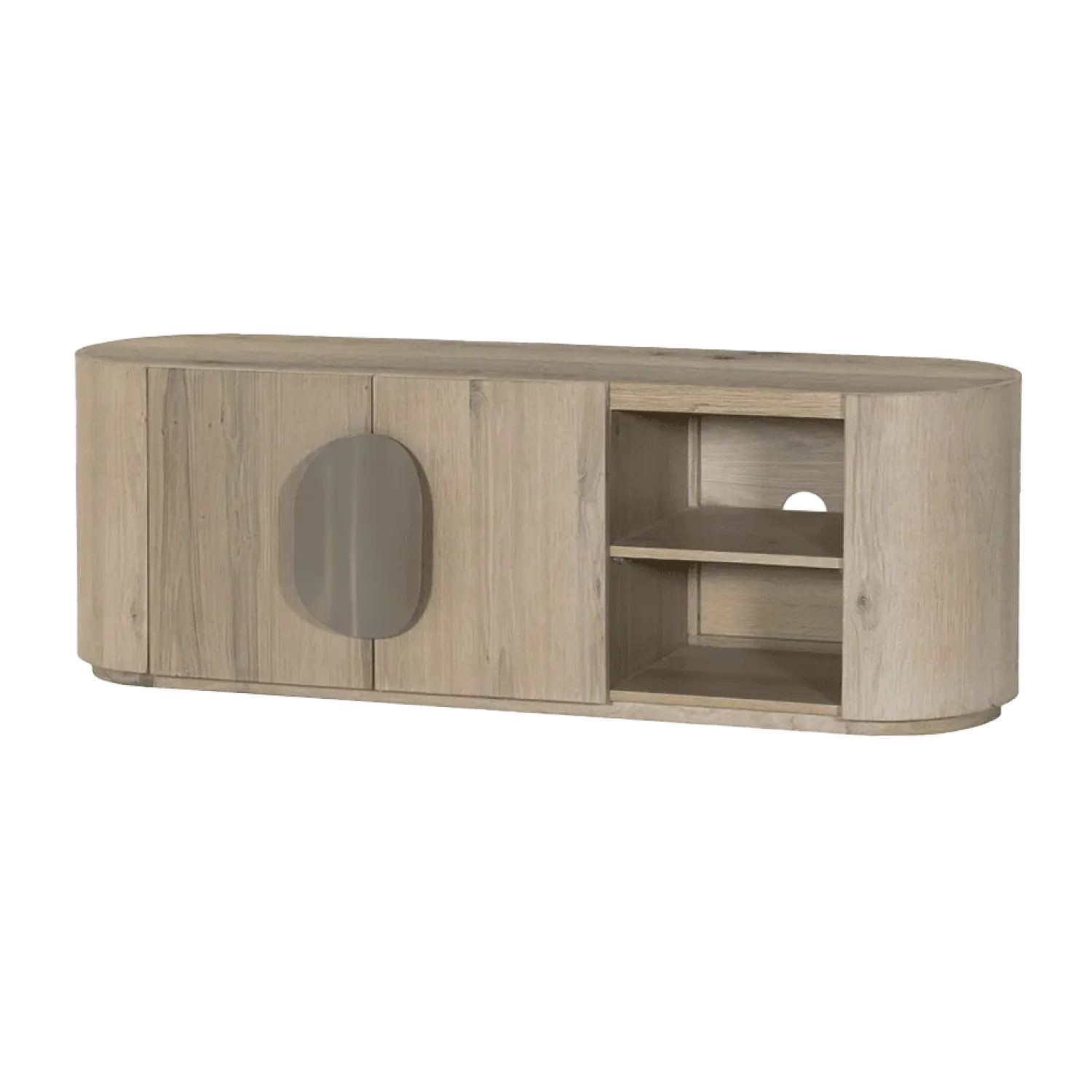 Tower living Industriele Kasten|Tv Meubels|Allure Tv meubel white wash 150 cm