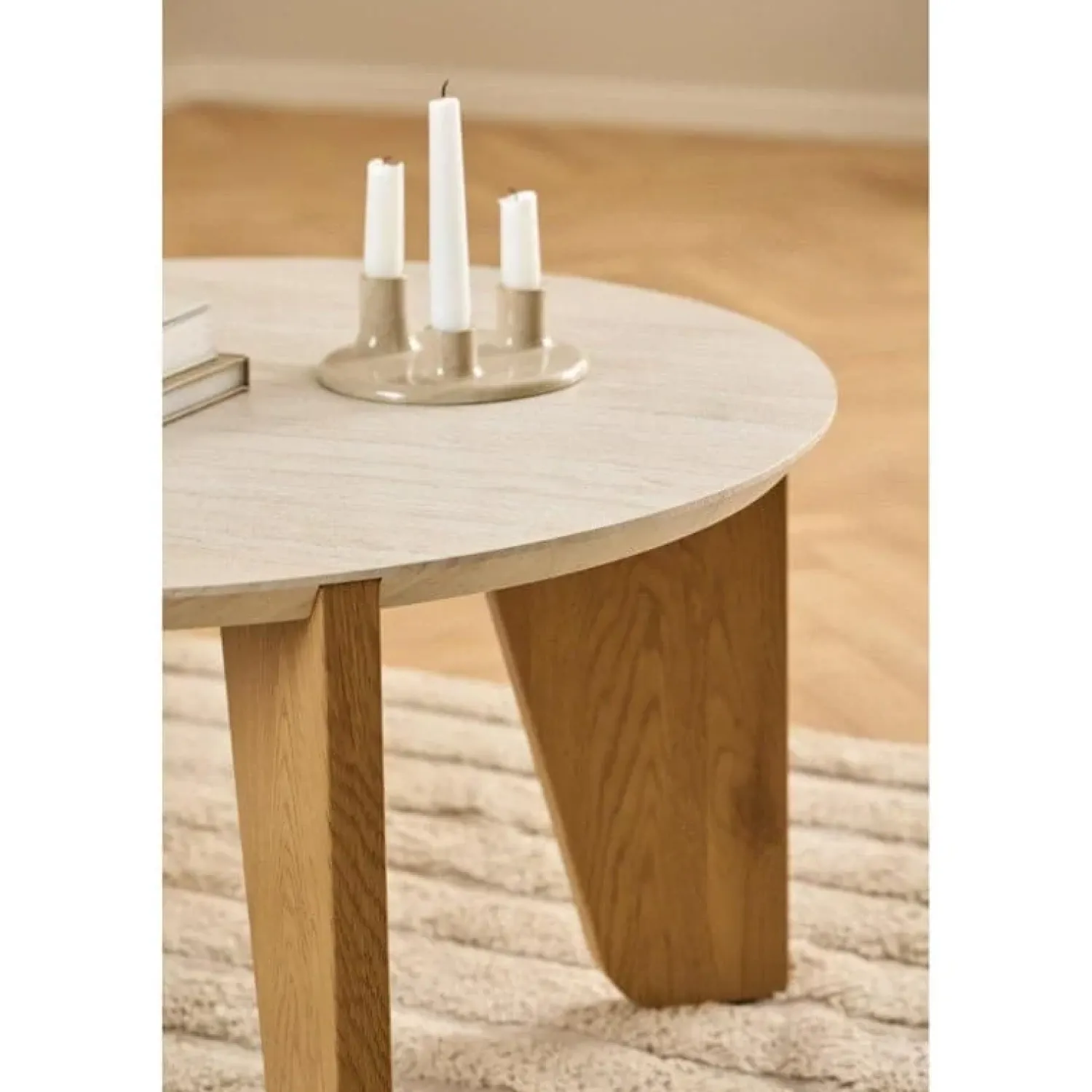 Nordhavn Salontafels|Almari Salontafel Beige rond 80cm