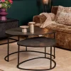 Furndea Salontafels|Alma salontafel set van 2 metaal/grijs