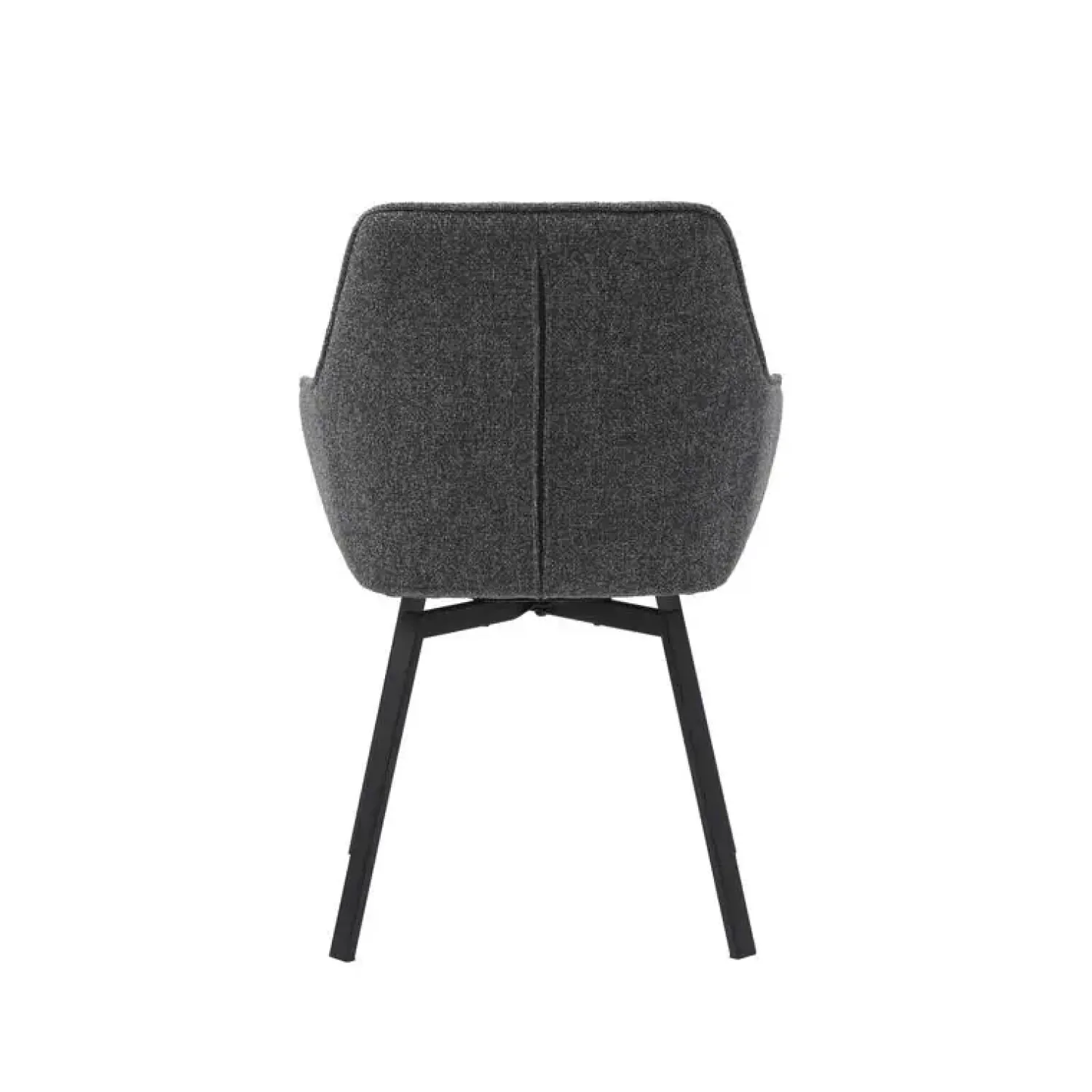LykkeHome Eetkamerstoelen|Ama Eetkamerstoel donkergrijs melange