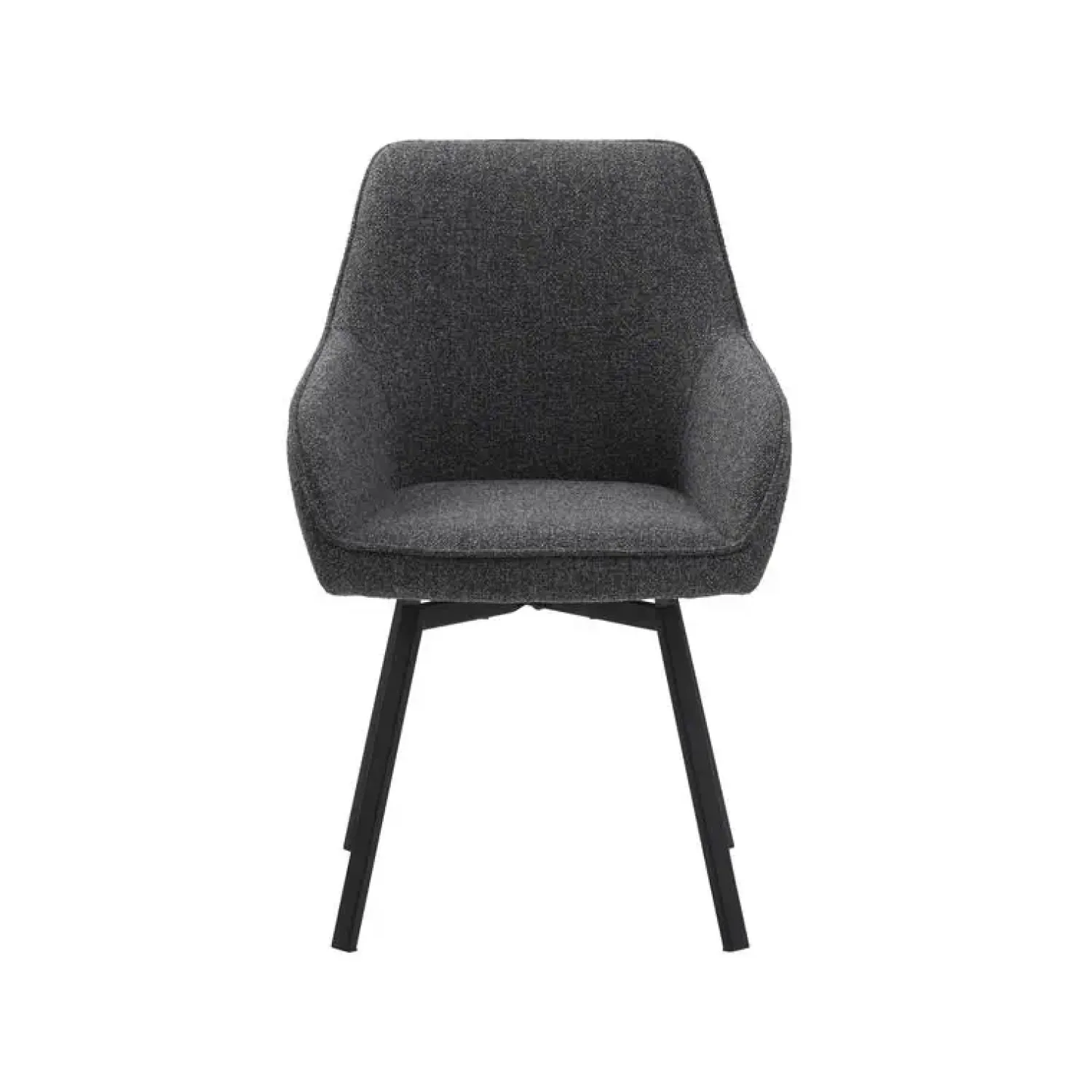 LykkeHome Eetkamerstoelen|Ama Eetkamerstoel donkergrijs melange