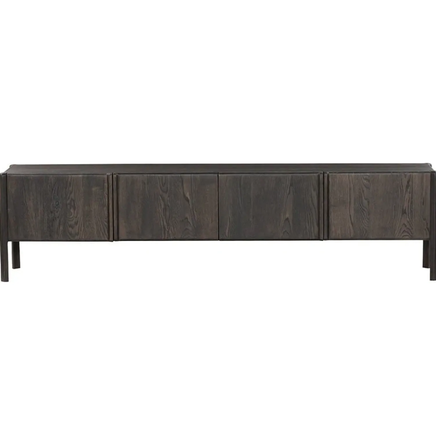 Tower living Industriele Kasten|Tv Meubels|Amalfi Tv meubel bruin eikenfineer 220cm