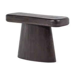 WOOOD Sidetables|Amco Sidetable mangohout donkerbruin/zwart