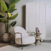 Tower living Fauteuils|Amelia Fauteuil creme