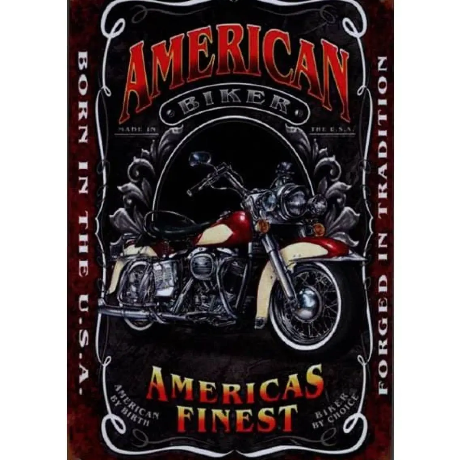 Cavetown Metalen Borden|American biker - metalen bord