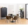 Nordhavn Wandkasten|Industriele Kasten|Amora Wandkast Zwart Metaal 80cm
