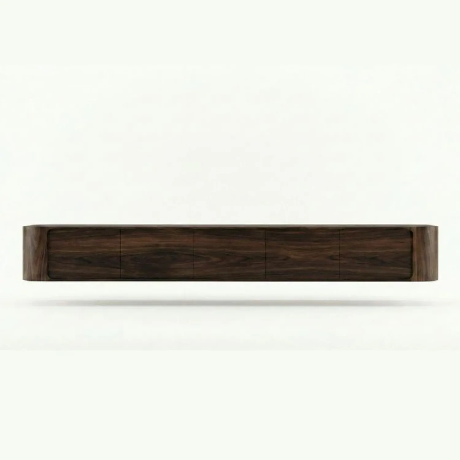 Vane Living Industriele Kasten|Tv Meubels|Amy Tv meubel zwevend Walnoot mangohout 235 cm