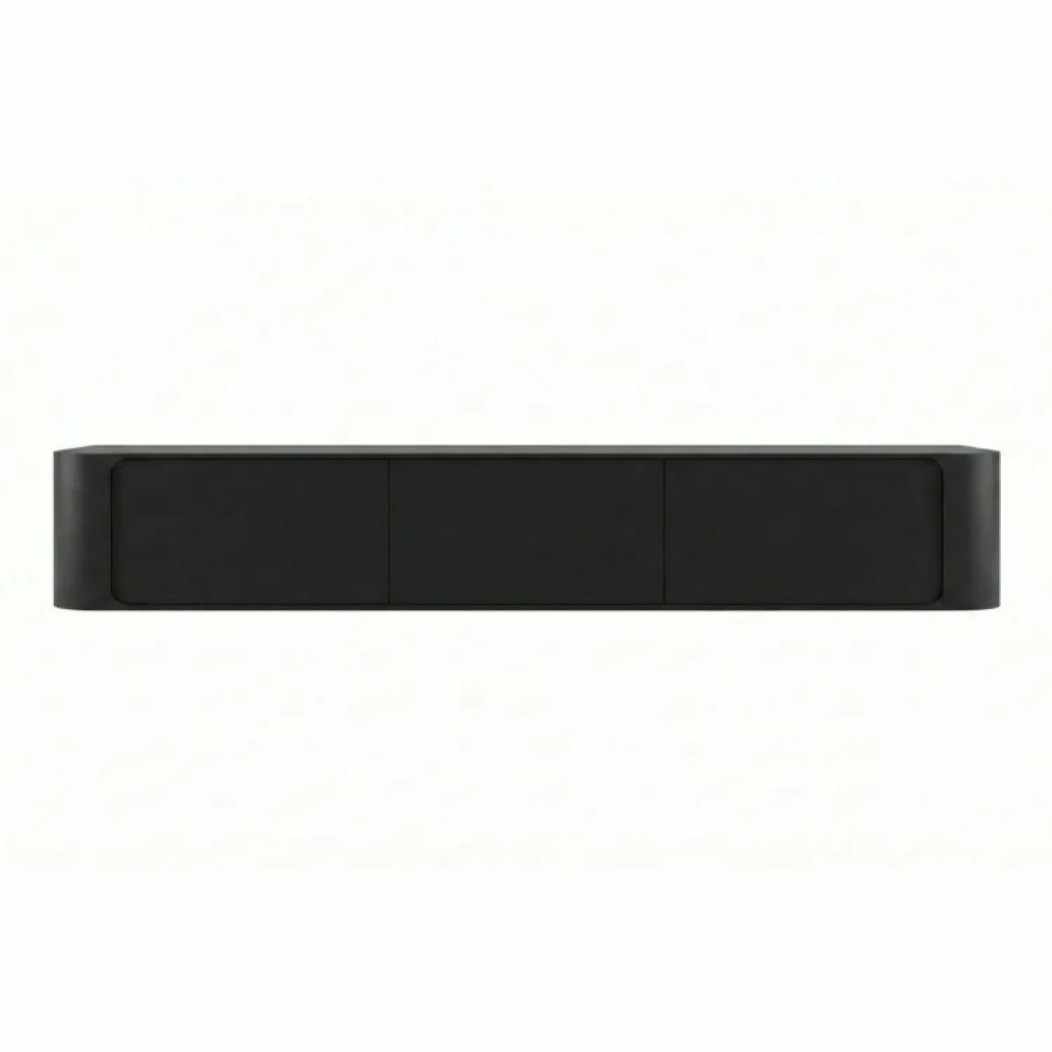 Vane Living Industriele Kasten|Tv Meubels|Amy Tv meubel zwevend Zwart mangohout 155 cm