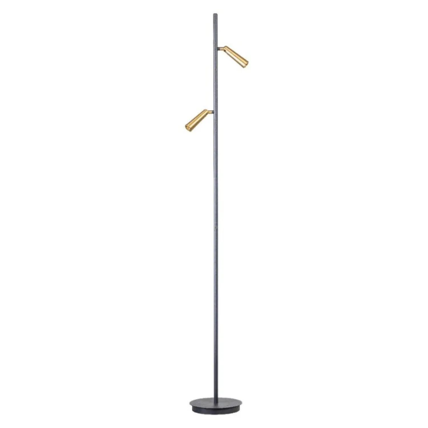 Trading Lighting Vloerlampen|Angelo 2-lichts Vloerlamp goud