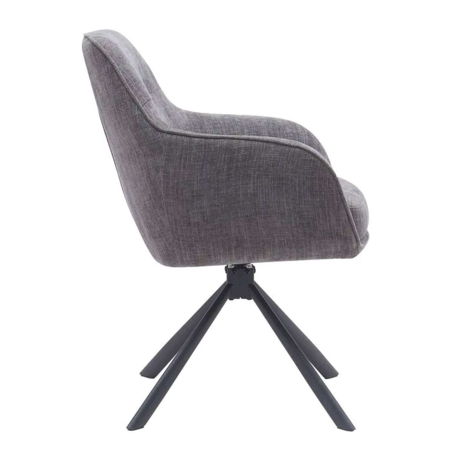 LykkeHome Eetkamerstoelen|Annabel Eetkamerstoel antraciet