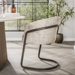 Kalfort Eetkamerstoelen|Anna Eetkamerstoel alura Zand