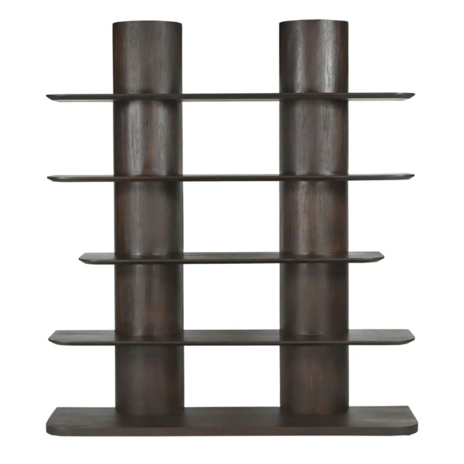 Furndea Boekenkasten|Industriele Kasten|Anthony Boekenkast mangohout Bruin 180cm