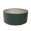 Steinmex Booglampen|Ariana 1-lichts Vloerlamp Wit met Groen Velvet kap
