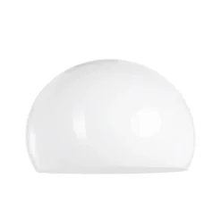 Steinmex Booglampen|Ariana 1-lichts Vloerlamp Zwart met Wit Kunststof kap
