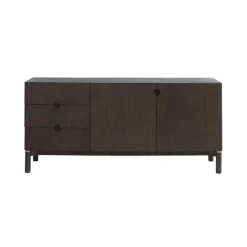 LykkeHome Dressoirs|Industriele Kasten|Aris Dressoir 160 cm espresso