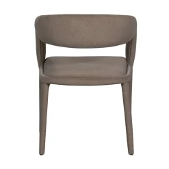 vtwonen Eetkamerstoelen|Arms Eetkamerstoel vilt bruin