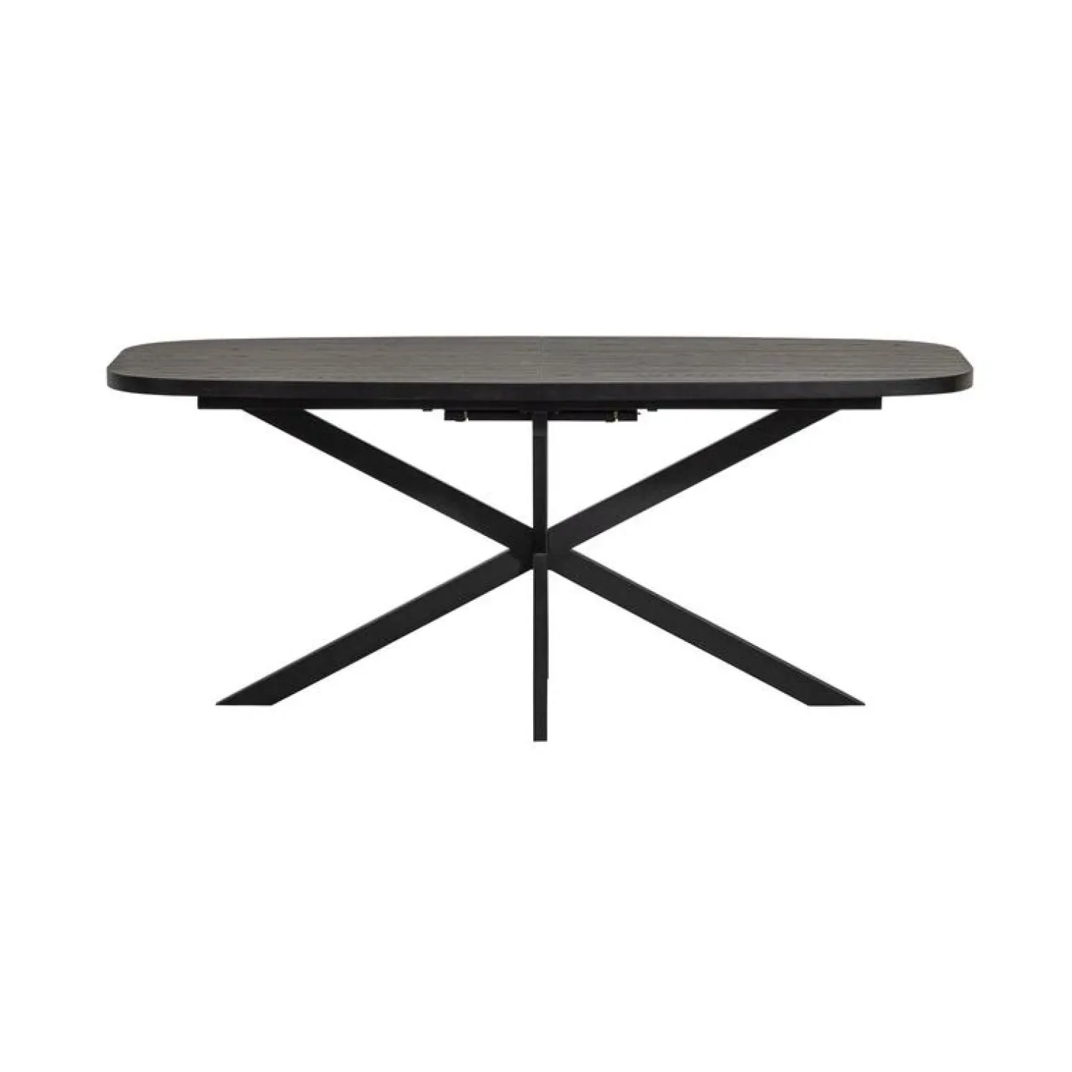 WOOOD Eettafels|Arros uitschuifbare Eettafel zwart 180-220cm
