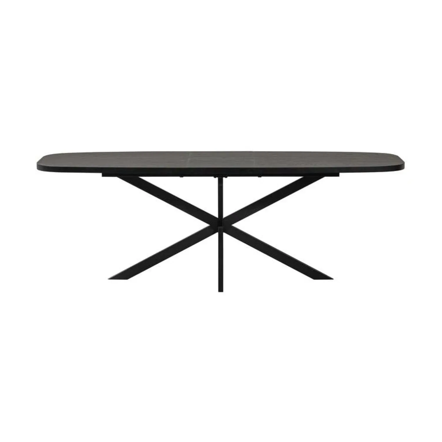 WOOOD Eettafels|Arros uitschuifbare Eettafel zwart 180-220cm
