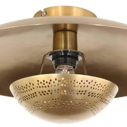 Steinmex Plafondlampen|Arthur 1-lichts Plafondlamp Brons Metaal