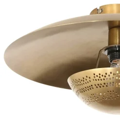 Steinmex Plafondlampen|Arthur 1-lichts Plafondlamp Brons Metaal