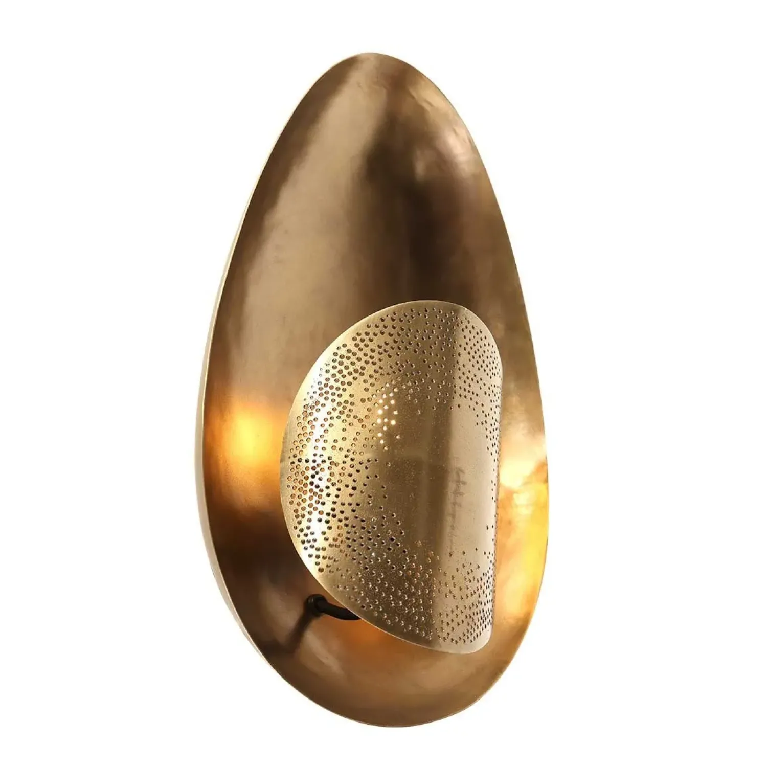 Steinmex Wandlampen|Arthur 1-lichts Wandlamp Ovaal Brons Metaal