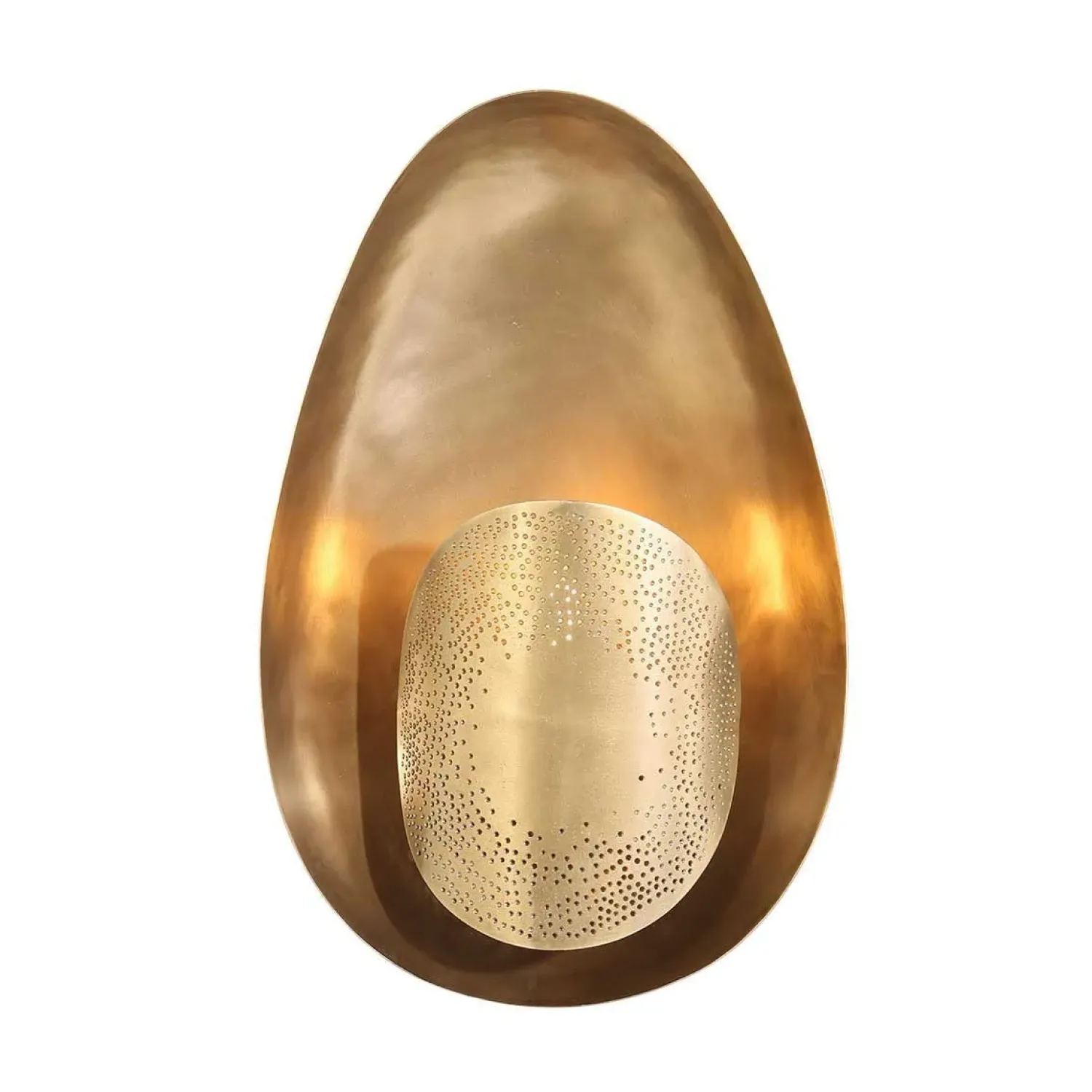 Steinmex Wandlampen|Arthur 1-lichts Wandlamp Ovaal Brons Metaal