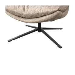 WOOOD Fauteuils|Arve Draaifauteuil naturel melange