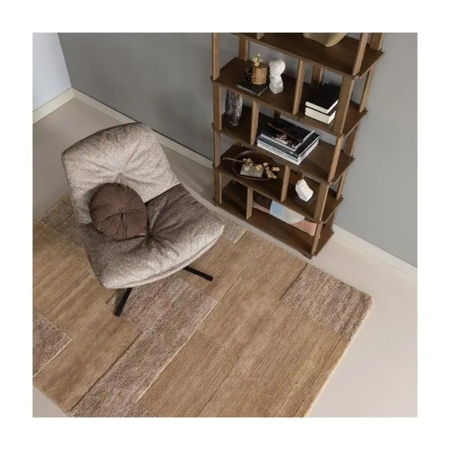 WOOOD Fauteuils|Arve Draaifauteuil naturel melange