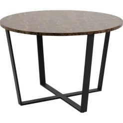 Nordhavn Eettafels|Arvico Eettafel Bruin rond 110cm