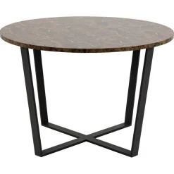 Nordhavn Eettafels|Arvico Eettafel Bruin rond 110cm