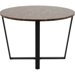 Nordhavn Eettafels|Arvico Eettafel Bruin rond 110cm