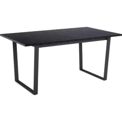 Nordhavn Eettafels|Arvico Eettafel Zwart 160cm