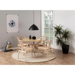 Nordhavn Eettafels|Arvon Eettafel Rond Naturel 105cm