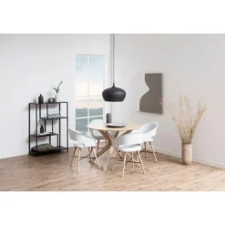Nordhavn Eettafels|Arvon Eettafel Rond Naturel 105cm