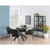 Nordhavn Eettafels|Arvon Eettafel Rond Zwart 105cm