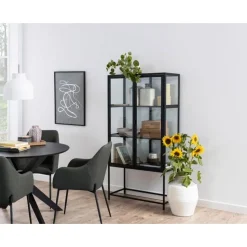 Nordhavn Eettafels|Arvon Eettafel Rond Zwart 105cm