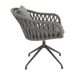 Lesli Living Tuinstoelen|Aspetto Tuinstoel antraciet
